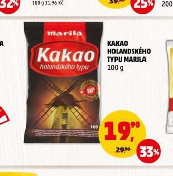 Penny Market Kakao holandského typu marila nabídka