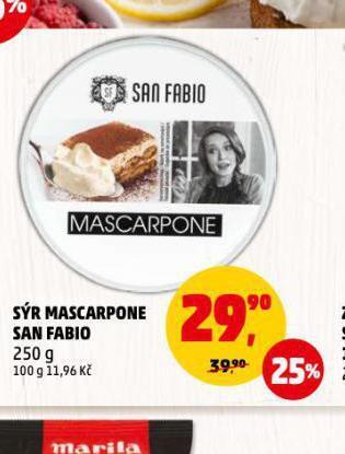 Penny Market Sýr mascarpone san fabio nabídka