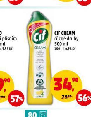 Penny Market Cif cream nabídka