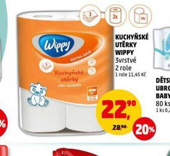 Penny Market Wippy kuchyňské utěrky nabídka