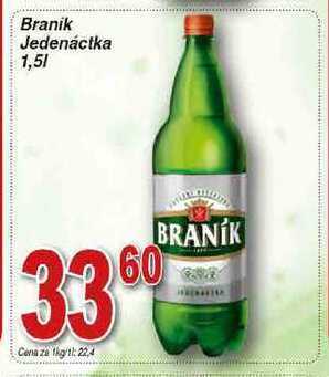 Hruška Braník jedenáctka 1,5l nabídka