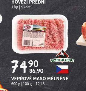 Terno Vepřové maso mělněné nabídka
