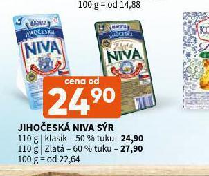 Terno Jihočeská niva sýr 50% nabídka