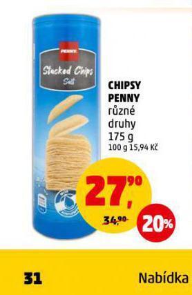 Penny Market Chipsy penny nabídka