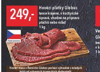 Globus Hovězí plátky nabídka