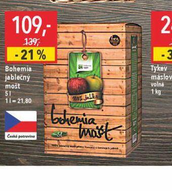 Globus Bohemia jablečný mošt nabídka