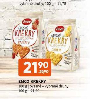 Terno Emco krekry nabídka