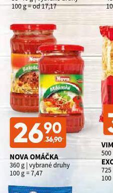 Terno Nova omáčka nabídka