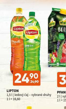 Terno Lipton ledový čaj nabídka