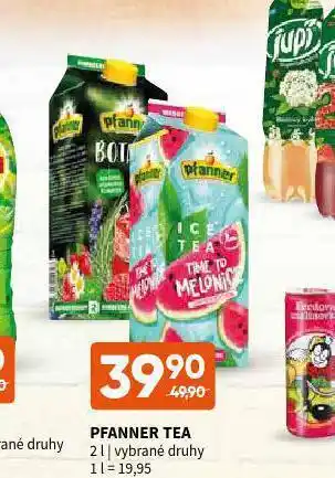 Terno Pfanner tea nabídka