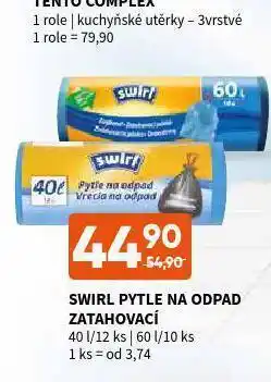 Terno Swirl pytle na odpadky zatahovací nabídka