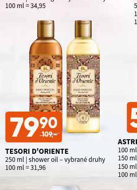 Tesori d´oriente shower oil