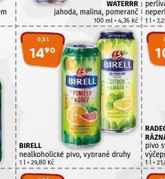 Terno Pivo birell nealko nabídka