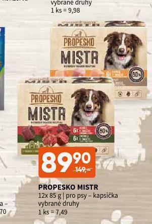 Terno Propesko mistr kapsičky pro psy nabídka