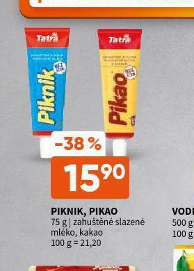 Terno Piknik, pikao nabídka