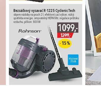Globus Bezsáčkový vysavač rohnson nabídka