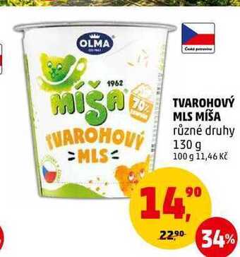 Penny Market Tvarohový mls míša, 130 g nabídka