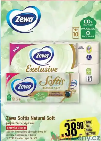 Tamda Foods Zewa softis natural soft nabídka