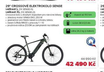 Auto Kelly 29" crossové elektrokolo sense nabídka