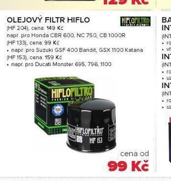 Auto Kelly Olejový filtr hiflo nabídka