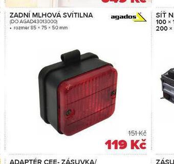 Auto Kelly Zadní mlhová svítilna nabídka