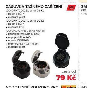Zásuvka tažného zařízení