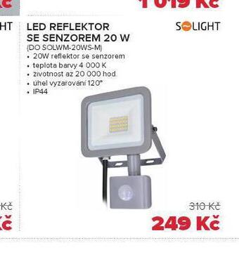 Auto Kelly Led reflektor se senzorem nabídka