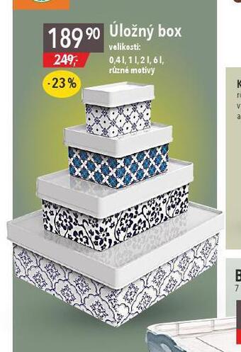 Globus Úložný box nabídka