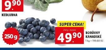 Lidl Borůvky kanadské nabídka