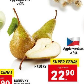 Lidl Hrušky nabídka