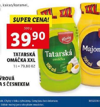 Lidl Tatarská omáčka nabídka