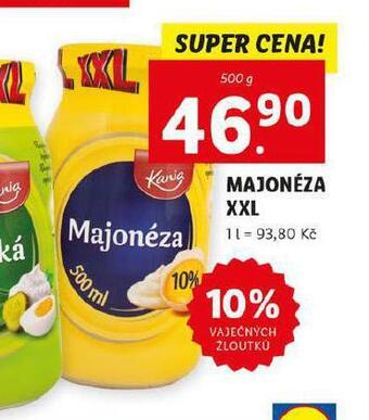 Lidl Majonéza nabídka
