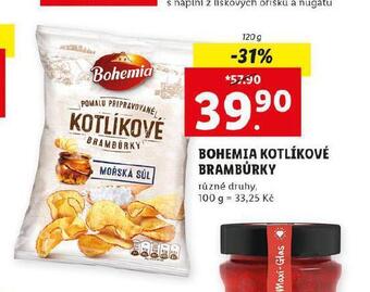 Lidl Bohemia kotlíkové brambůrky nabídka