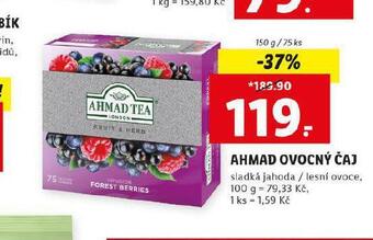 Lidl Ahmad ovocný čaj nabídka