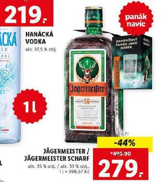Lidl Jagermeister nabídka
