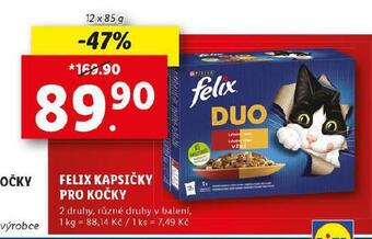 Lidl Felix kapsičky pro kočky nabídka