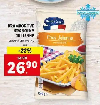 Lidl Bramborové hranolky nabídka