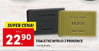 Lidl Toaletní mýdlo z provence nabídka