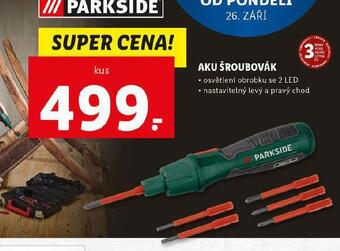 Lidl Aku šroubovák nabídka