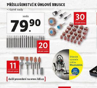 Lidl Příslušenství k úhlové brusce nabídka