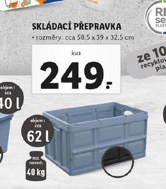 Skládací přepravka