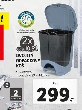 Lidl Dvojitý odpadkový koš nabídka