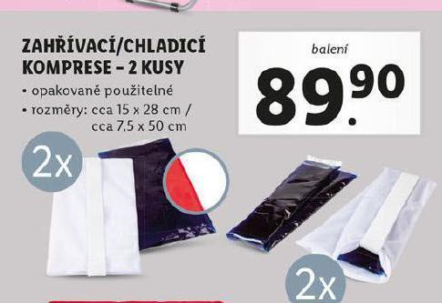 Lidl Zahřívací komprese nabídka