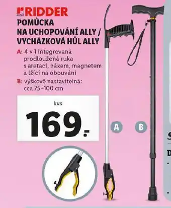Lidl Vycházková hůl nabídka