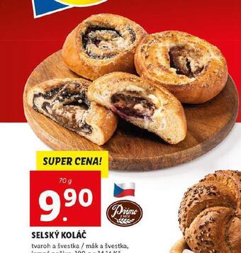 Lidl Selský koláč nabídka