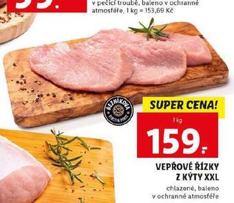 Lidl Vepřové řízky z kýty nabídka