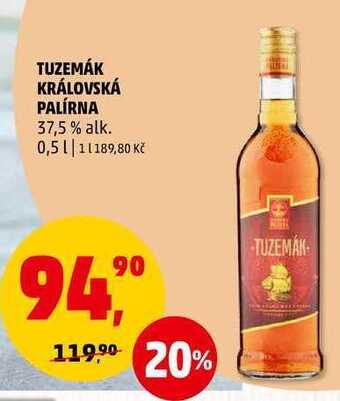 Penny Market Tuzemák královská palírna, 0,5 l nabídka
