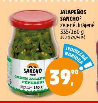 Penny Market Jalapeños sancho, 335 g nabídka