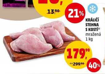 Králičí stehna s kostí, 1 kg
