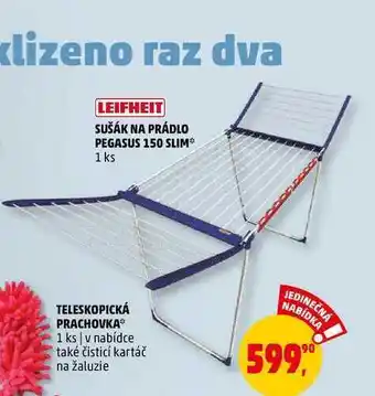 Leifheit sušák na prádlo pegasus 150 slim, 1 ks